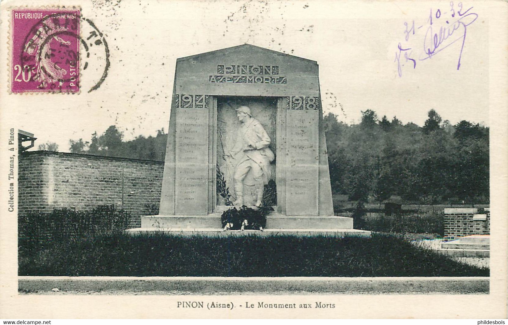 CARTE POSTALE  Cachet De Mobilisation  "Soissons A Paris " - Cartas & Documentos