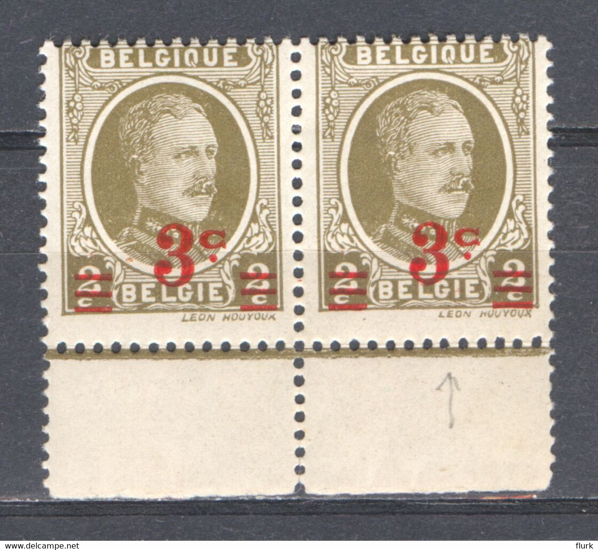 België Nr 245-V1 XX Cote €32 Perfect - 1901-1930