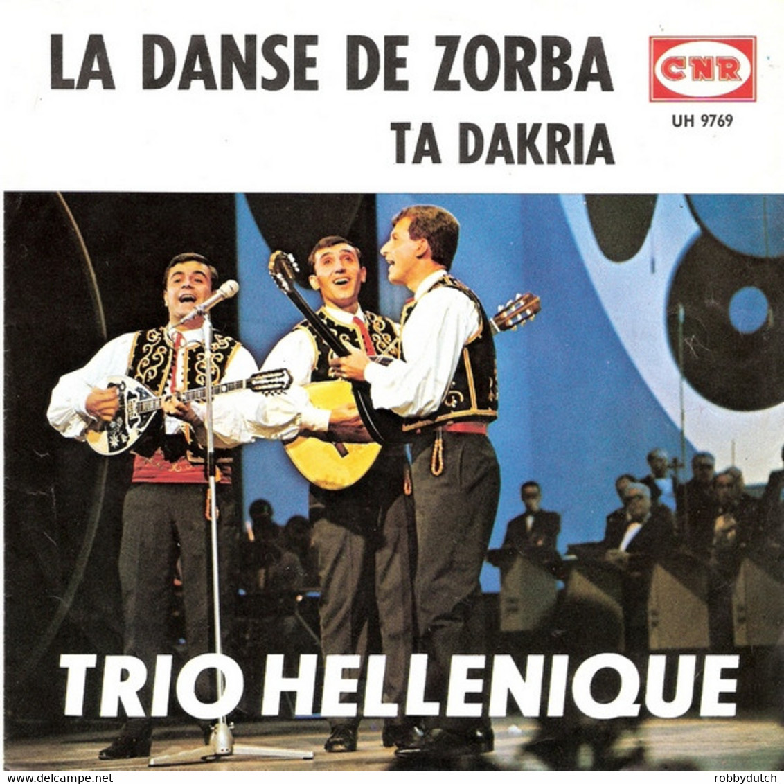 * 7" * TRIO HELLENIQUE - LA DANSE DE ZOEBA / TA DAKRIA (Holland 1965 EX!!) - Musiques Du Monde