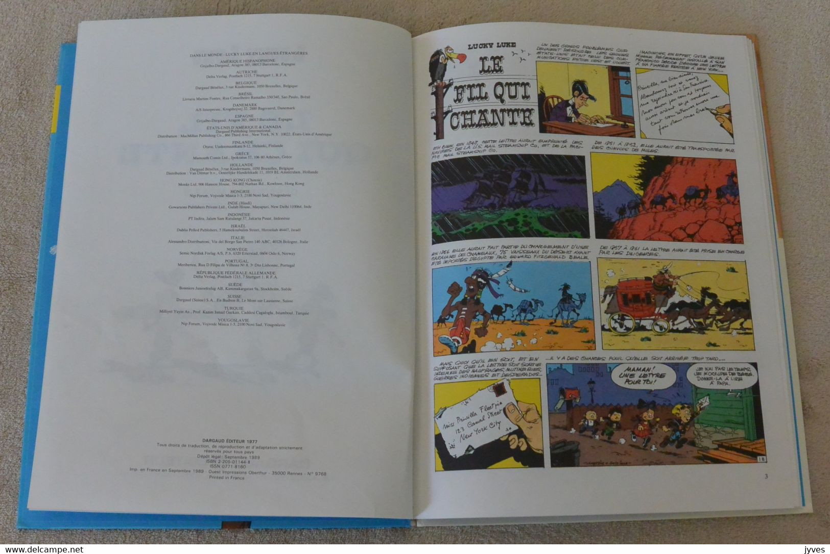 Lucky Luke - Le Fil Qui Chante - Dargaud - Lucky Luke