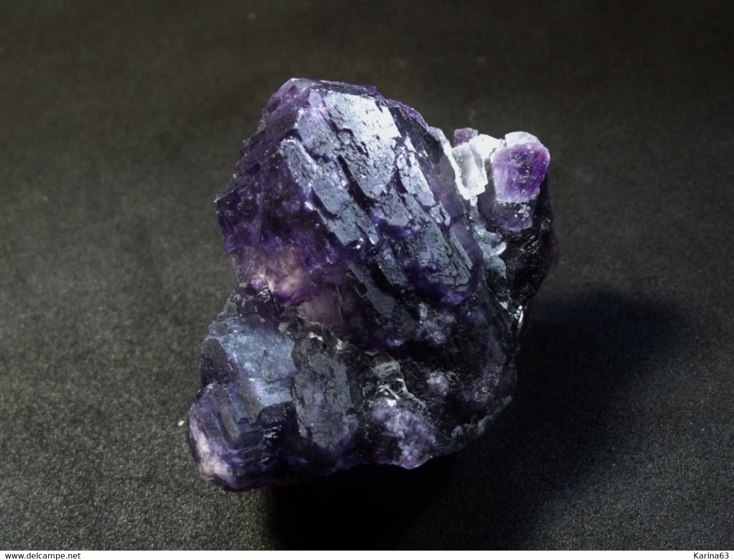 Fluorite ( 5 X 4.5 X 2.5 Cm ) Koktokay N 3 Altay Mine - Koktokay Pegmatite Field, Fuyun Co. -  Aletai Prefecture - China - Minéraux