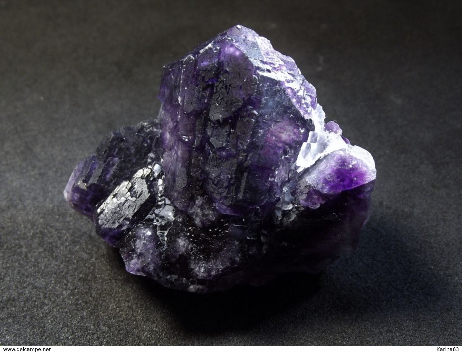 Fluorite ( 5 X 4.5 X 2.5 Cm ) Koktokay N 3 Altay Mine - Koktokay Pegmatite Field, Fuyun Co. -  Aletai Prefecture - China - Minéraux