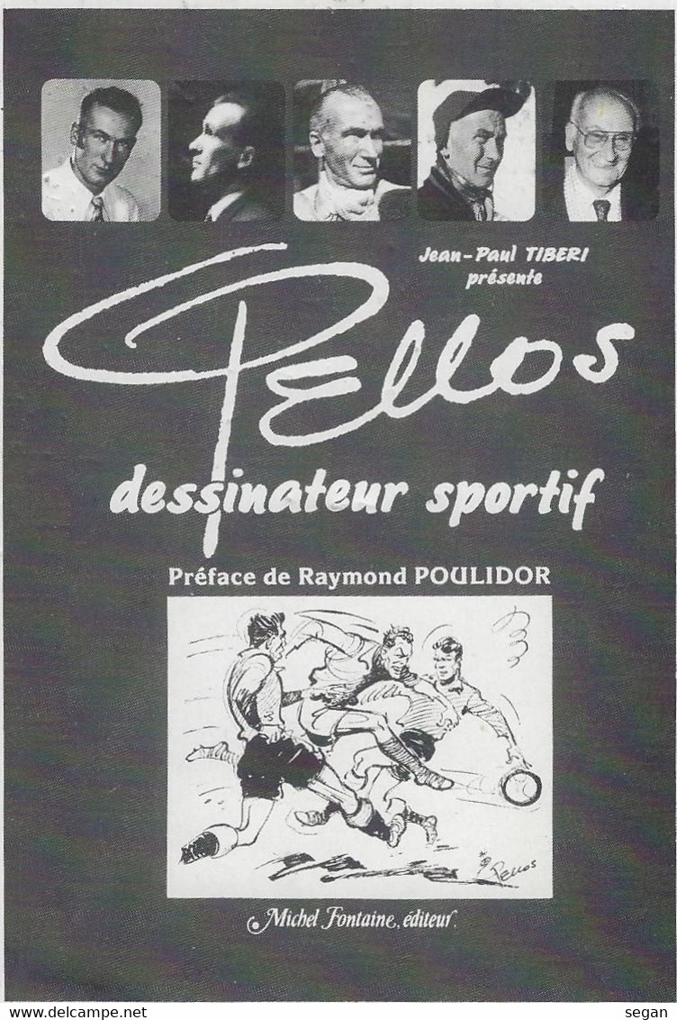 COUVERTURE DE L'OUVRAGE PELLOS DESINATEUR SPORTIF - Pellos