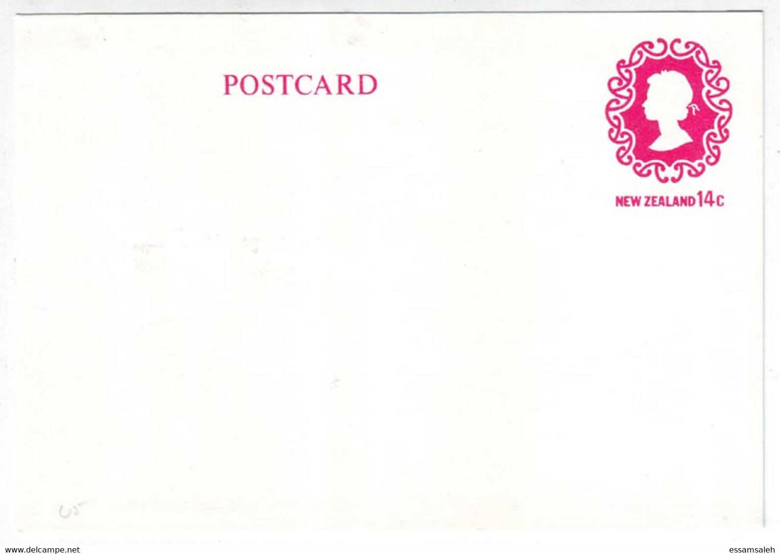 NZS23501 New Zealand 1976 Stationery Postcard 14c QEII - Unused - Postal Stationery