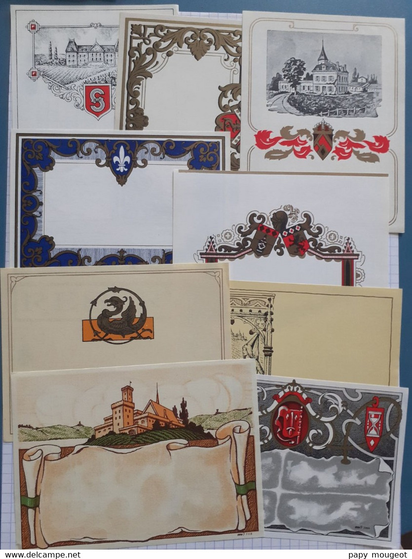 Lot 82 étiquettes Diverses échantillons - Verzamelingen, Voorwerpen En Reeksen