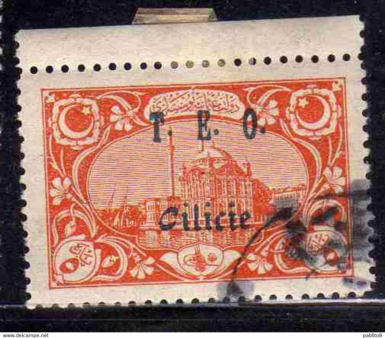 FRENCH CILICIE CILICIA FRANCAISE 1919 T.E.O. On MOSQUE D'ORTAKOY TEO 5pa USED USATO OBLITERE' - Used Stamps
