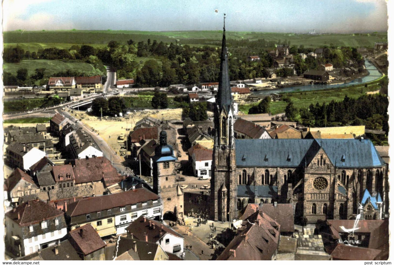 Sarralbe L'église - Version Couleur - Sarralbe