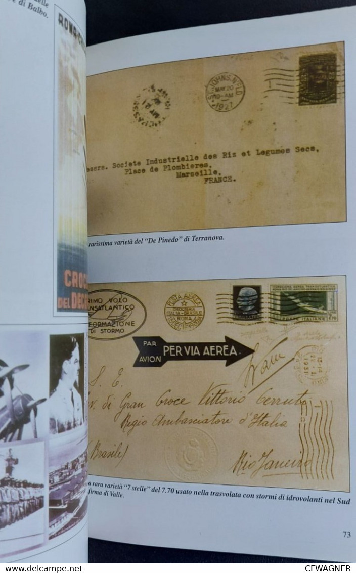 LA PRIMA SERIE DEL MUNDO DI POSTA AEREA, PTT Italiane; Molto Bene / As New - Air Mail And Aviation History