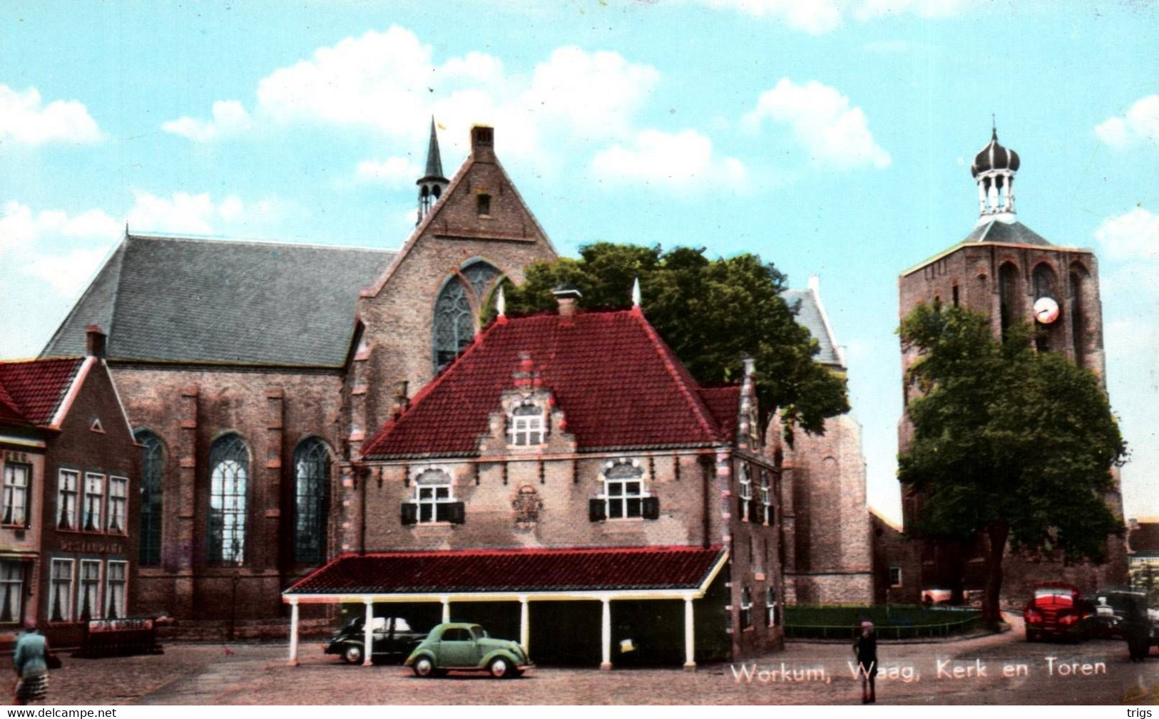 Workum - Waag, Kerk En Toren - Workum