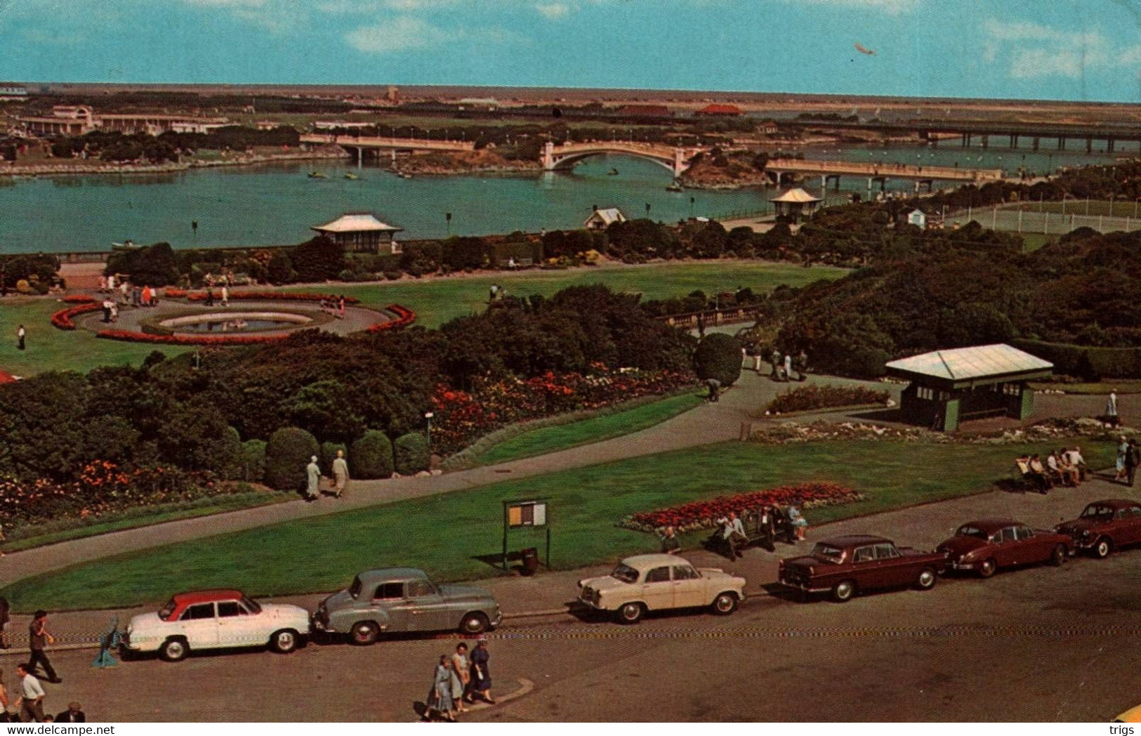 Southport - The Marine Lake And Princes Park Viewed From The Promenade - Southport