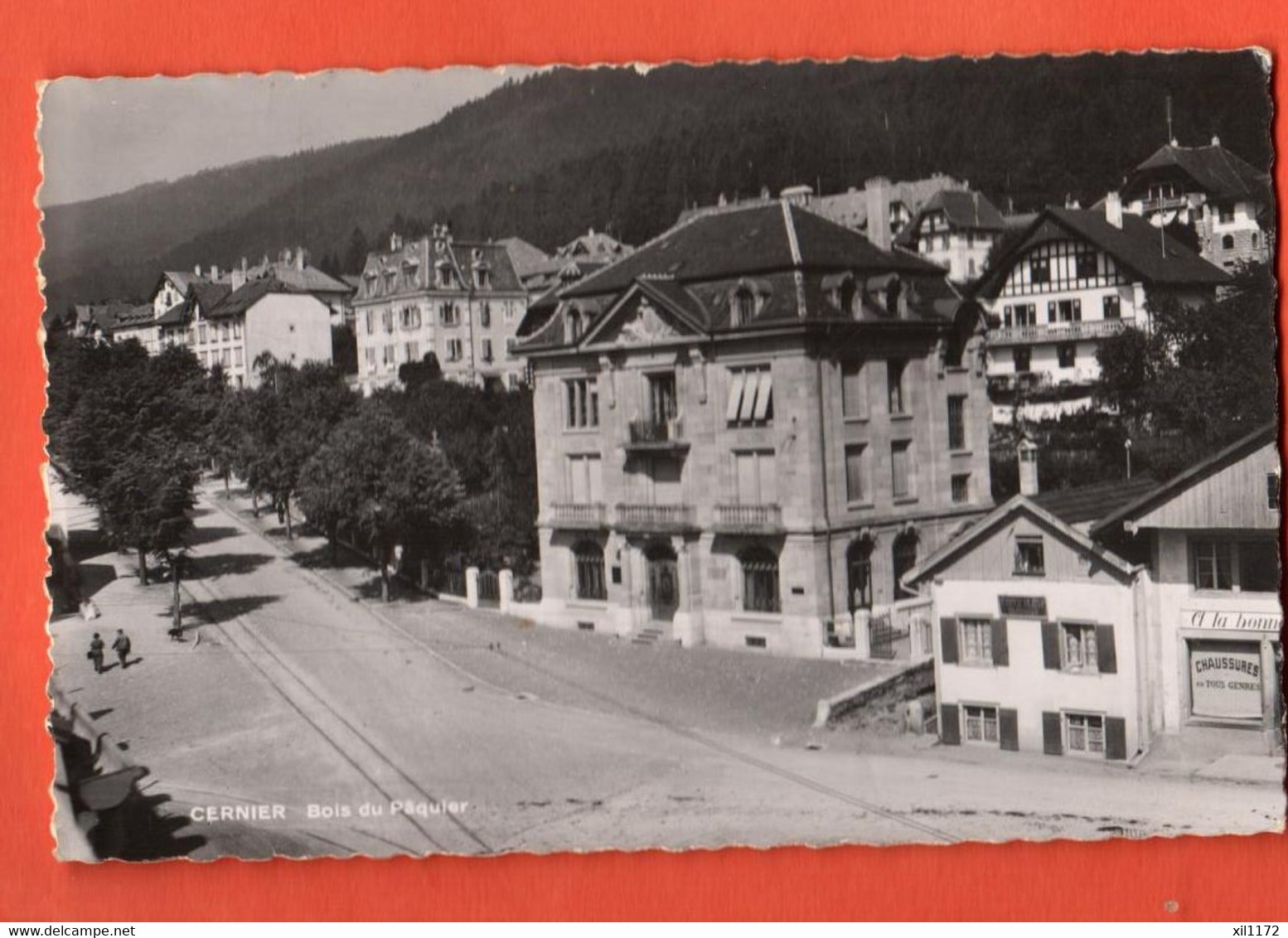 KCB-01 Cernier Val-de-Ruz Bois Du Pâquier. Circulé 1936 - Cernier