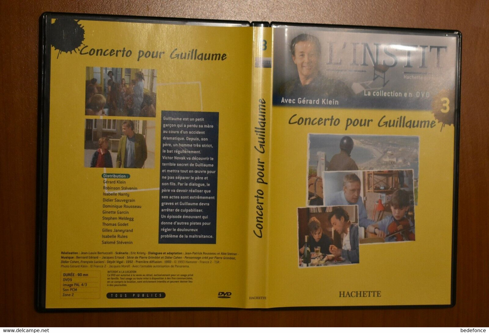 DVD - L'instit - 3 - Concerto Pour Guillaume - Avec Gérard Klein - Enfants & Famille