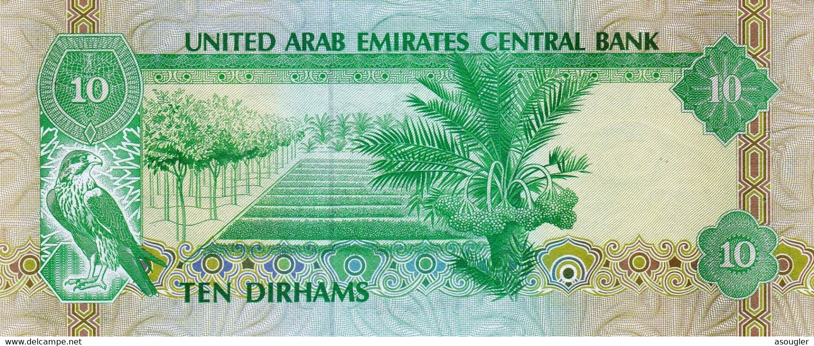 UNITED ARAB EMIRATES UAE 10 DIRHAMS ND 1982 P-8a EXF "free Shipping Via Registered Air Mail" - Ver. Arab. Emirate