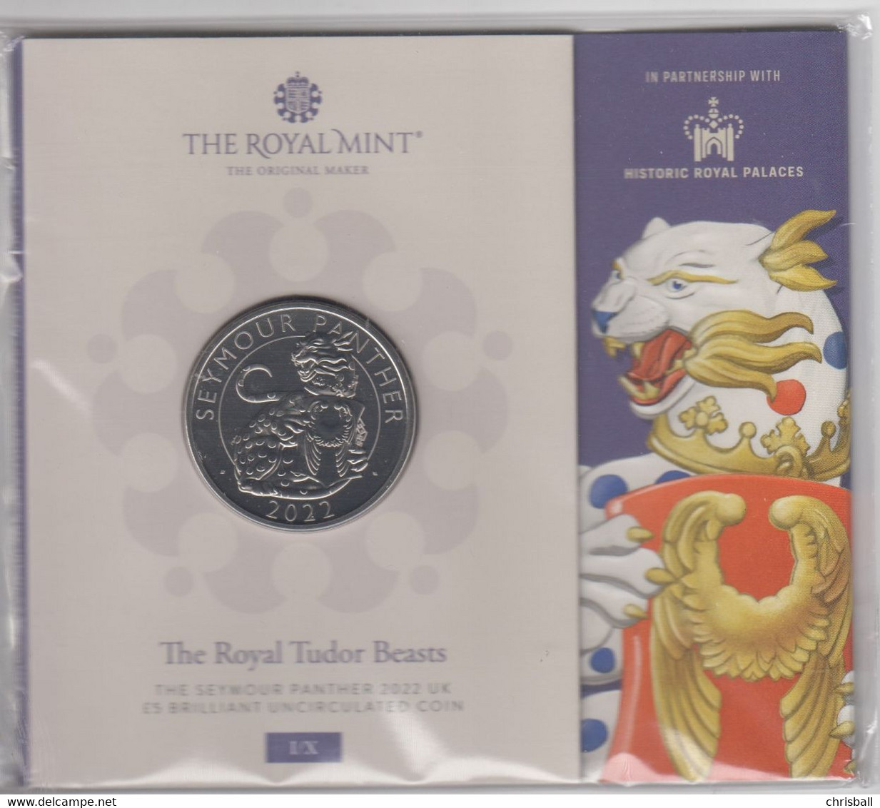 Great Britain UK £5 Five Pound  Coin 'Seymour Panther' - 2022 Royal Mint Pack - 5 Pounds