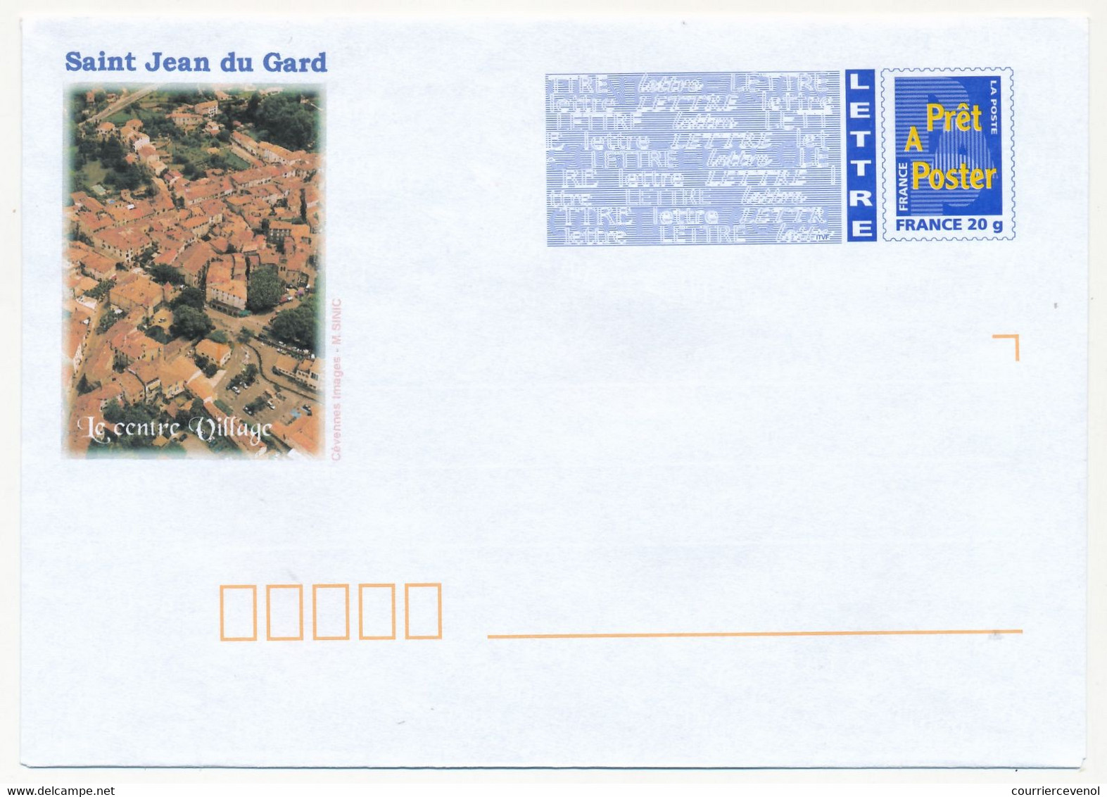 Série 5 PAP Touristiques "SAINT JEAN DU GARD", Neufs Et SUP - PAP:  Varia (1995-...)
