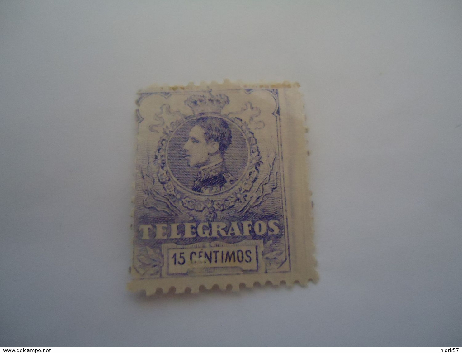 SPAIN TELEGRAFOS  MNH   STAMPS KNGS 15C - Telegraph