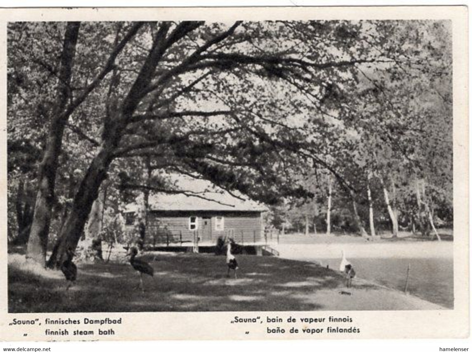 53769 - Deutsches Reich - 1943 - Olympiade Berlin "Olympisches Dorf - Sauna", Gebraucht - Olympic Games