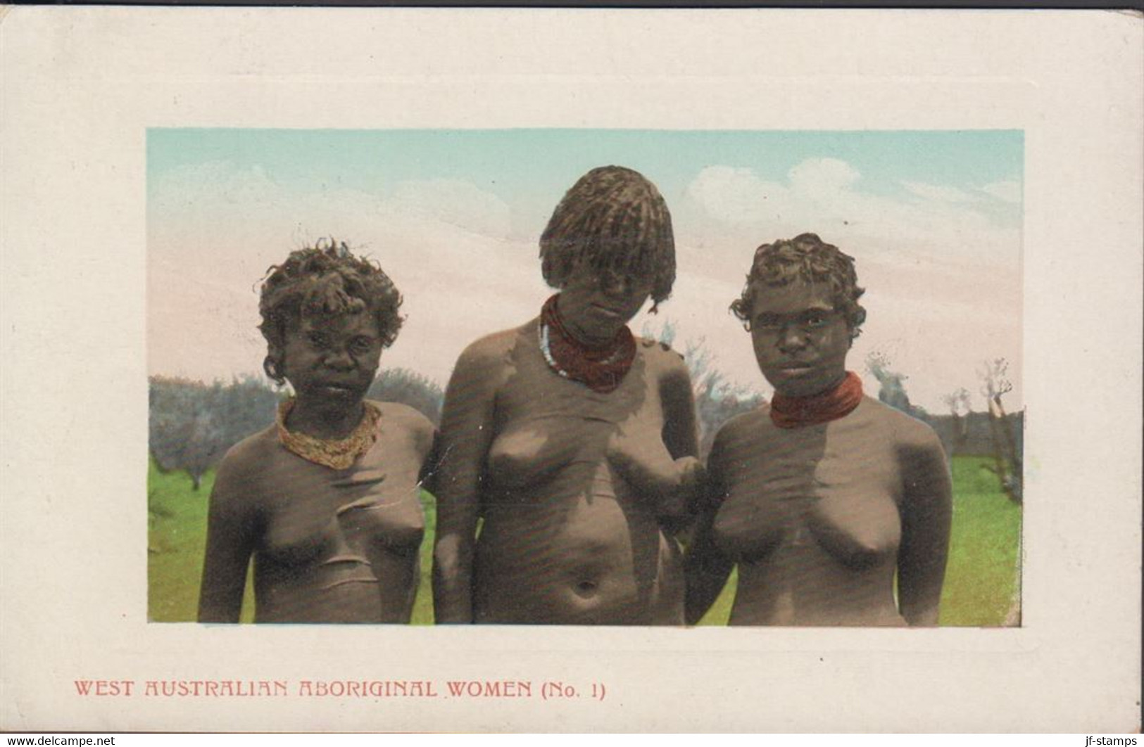 1910. Western Australia. POST CARD With Picture: WEST AUSTRALIAN ABORIGINAL WOMEN (No 1).  - JF431647 - Brieven En Documenten