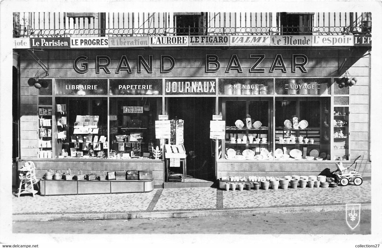 71-BOURBON-LANCY- LE GRAND BAZAR DEPOT DES JOURNAUX - Andere & Zonder Classificatie