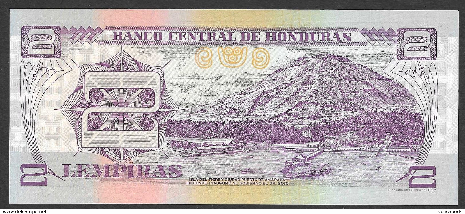 Honduras - Banconota Non Circolata FdS UNC Da 2 Lempiras P80Af - 2006 #19 - Honduras