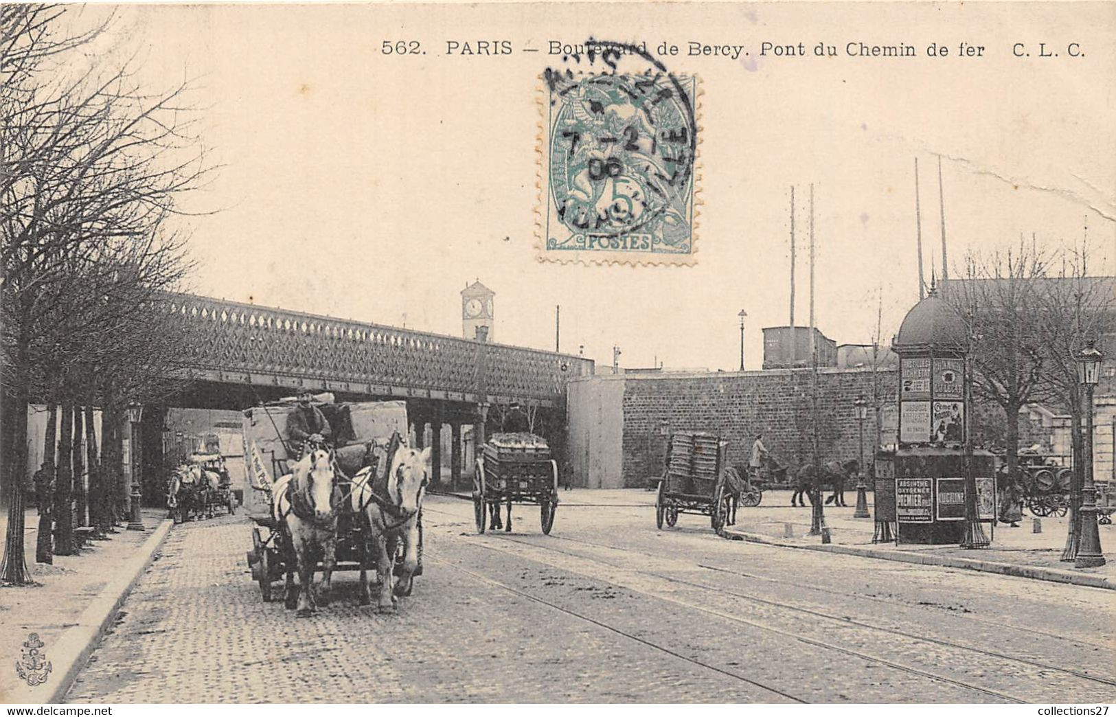 PARIS-75012-BOULEVARD DE BERCY PONT DU CHEMIN DE FER - Distretto: 12