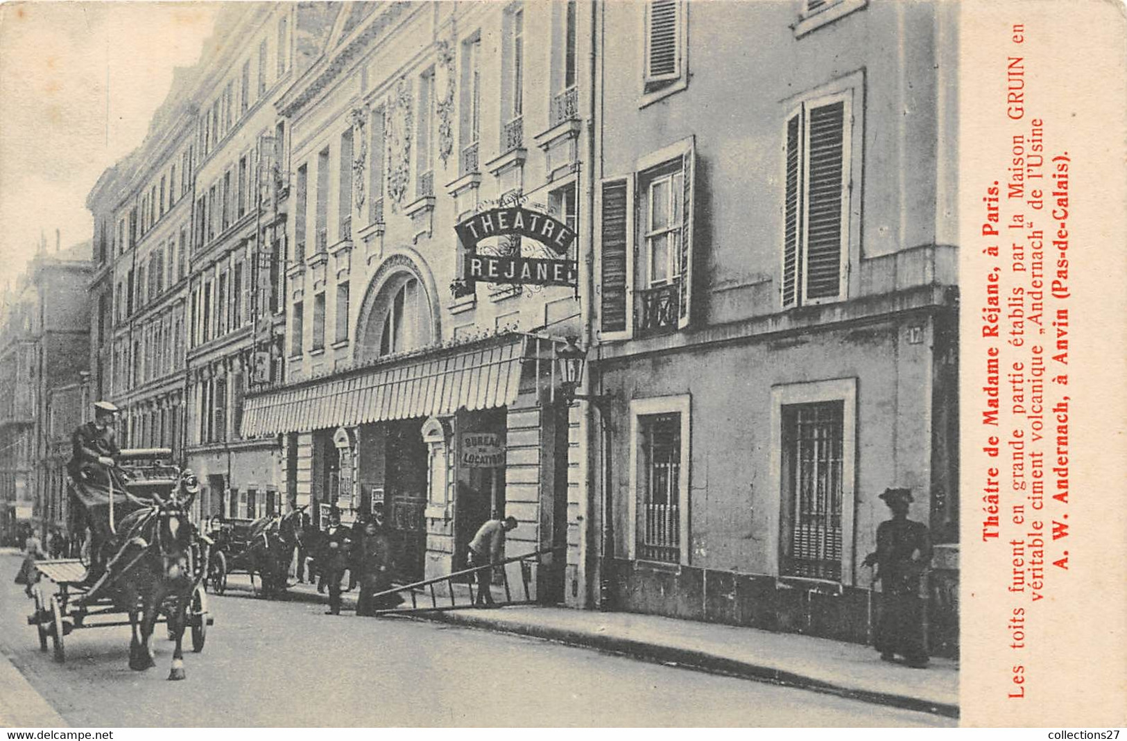 PARIS-75009-THEATRE DE MADAME REJANE - Arrondissement: 09