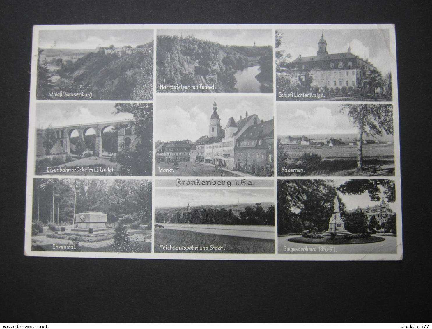 FRANKENBERG ,  Schöne Karte Um 1934 - Frankenberg