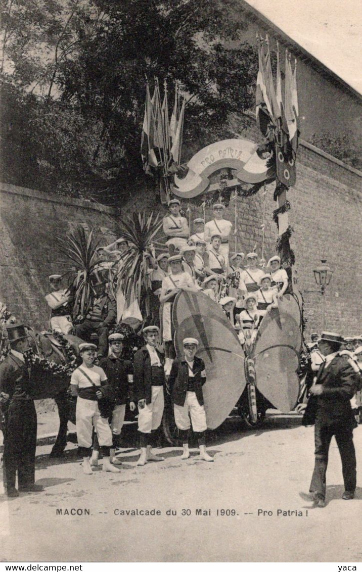 Macon Cavalcade 1909  Pro Patria - Carnaval