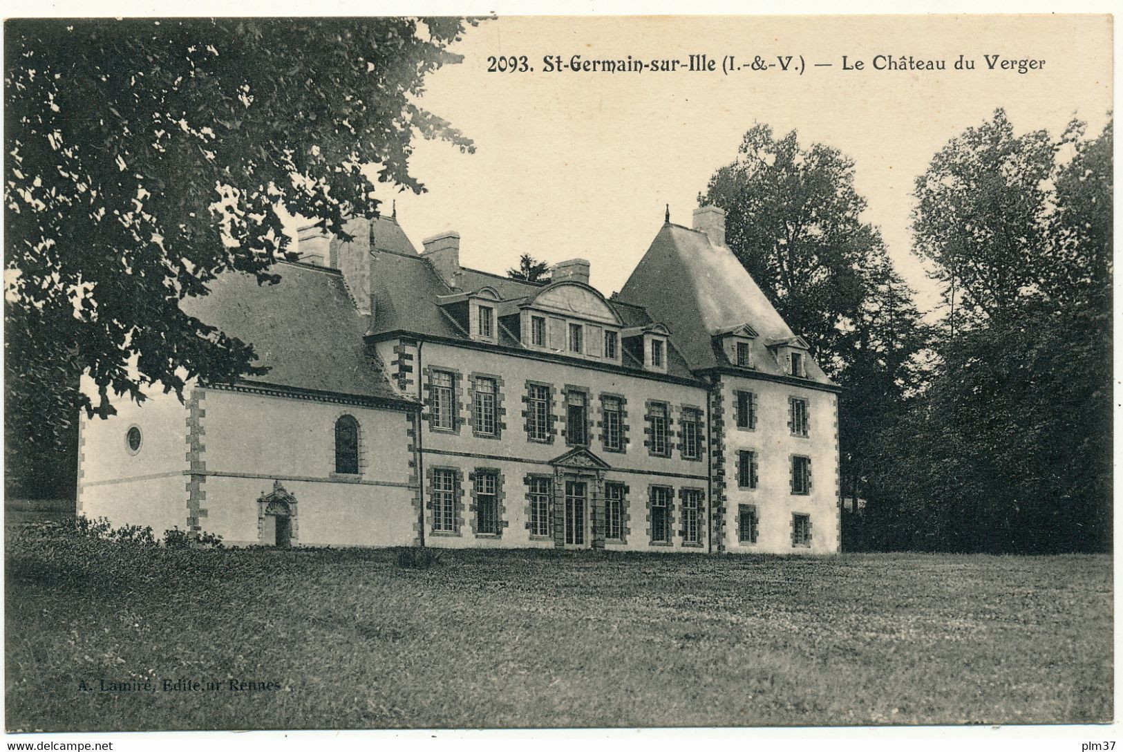 SAINT GERMAIN SUR ILLE - Château Du Verger - Saint-Coulomb