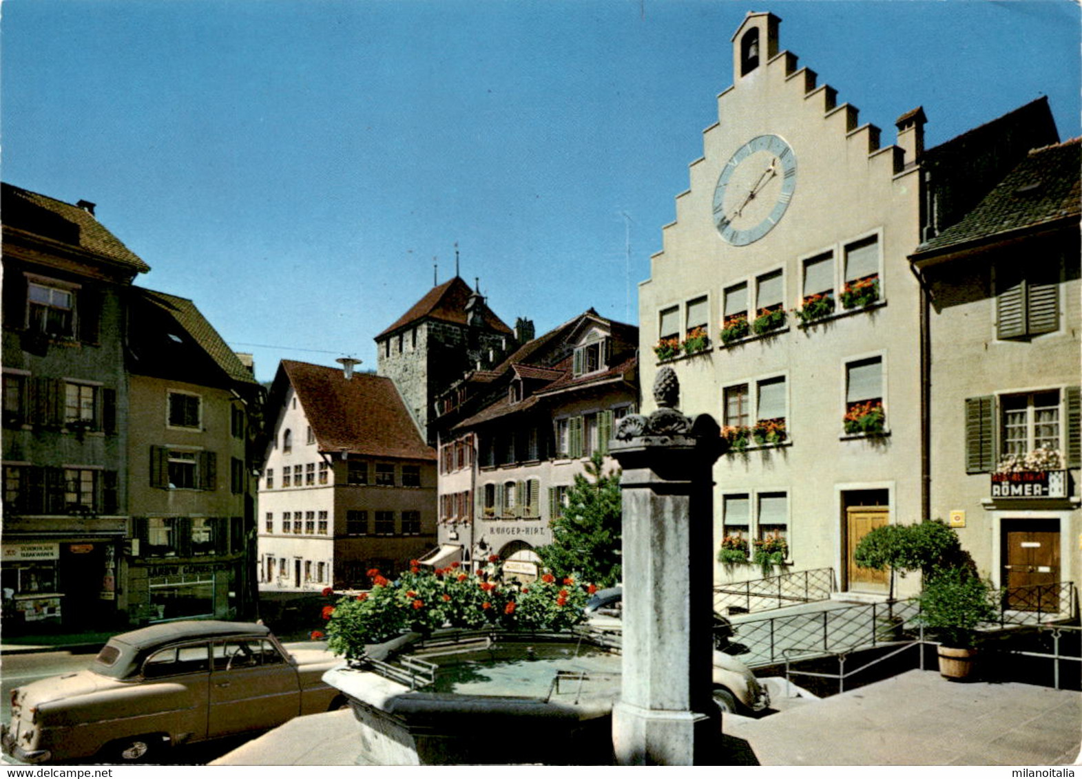 Brugg - Rathaus Mit Römerturm (2167) - Brugg