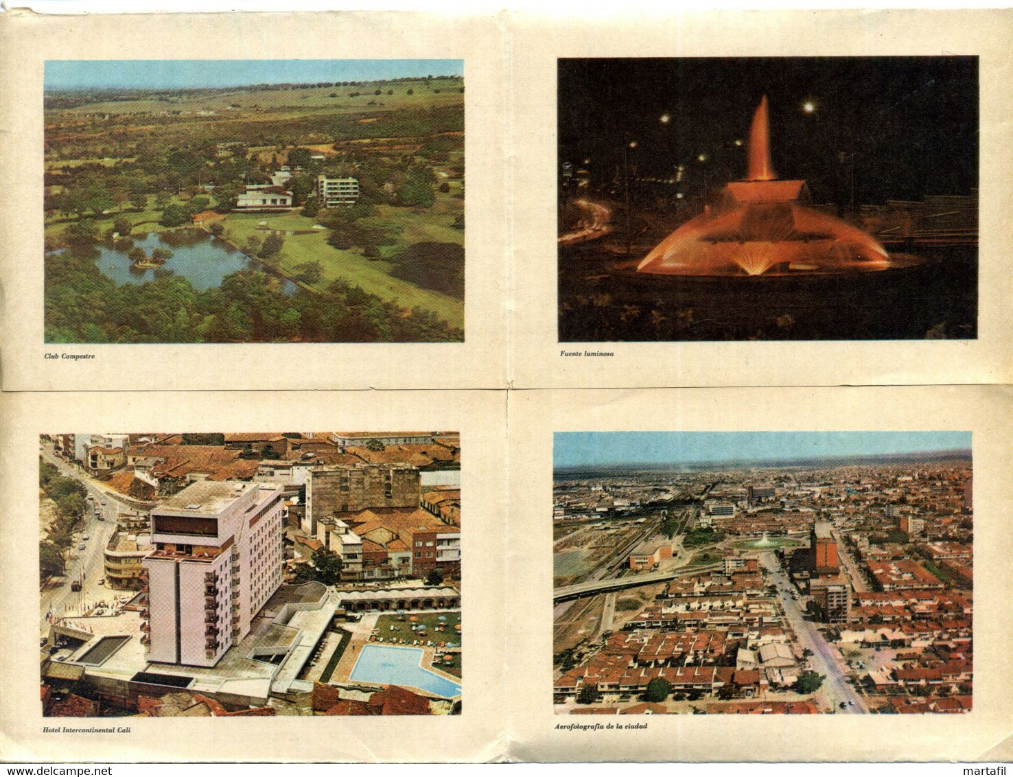 1992 COLOMBIA, Lettera Per Vicenza, Aerofotografia De La Ciudad, Fuente Luminosa, Club Campestre, Hotel Intercontinental - Kolumbien