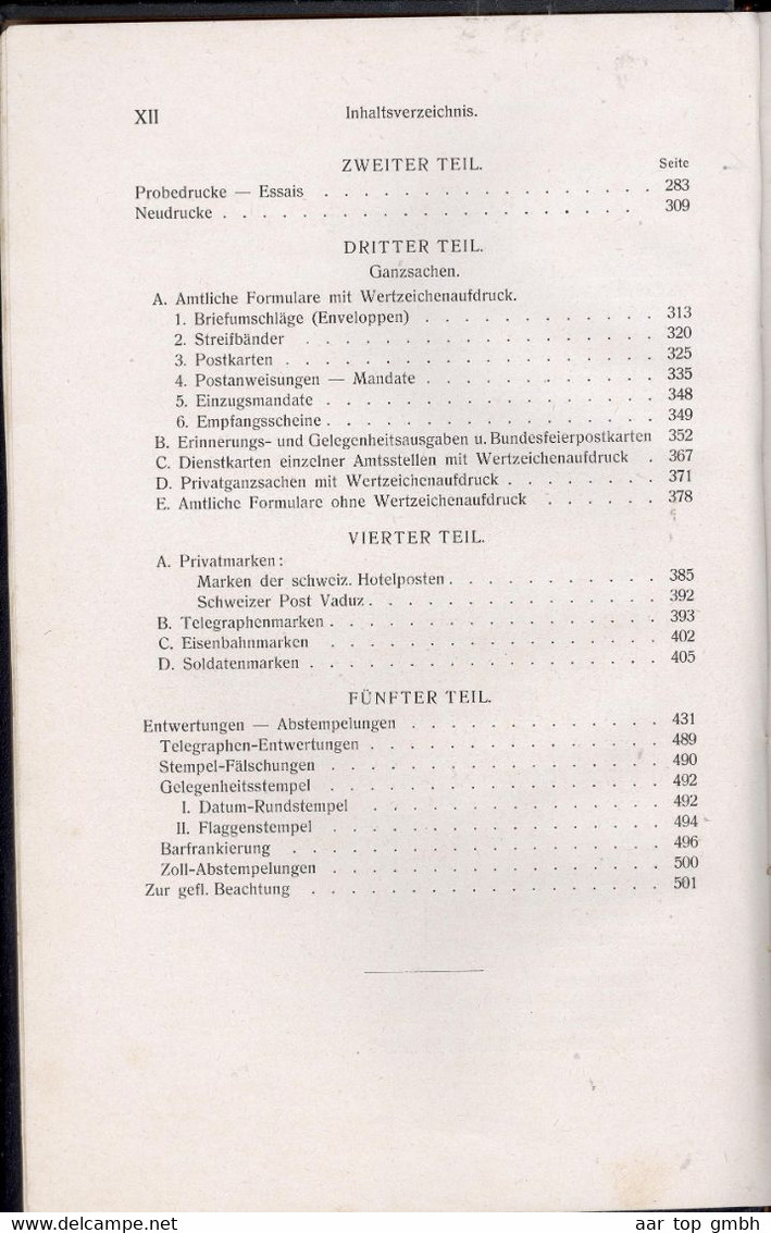 Schweiz, Die Briefmarken Der Schweiz Zumstein 1924 Spezial-Katalog, Handbuch 500 Seiten 1016gr Rückband Eingerissen - Suiza