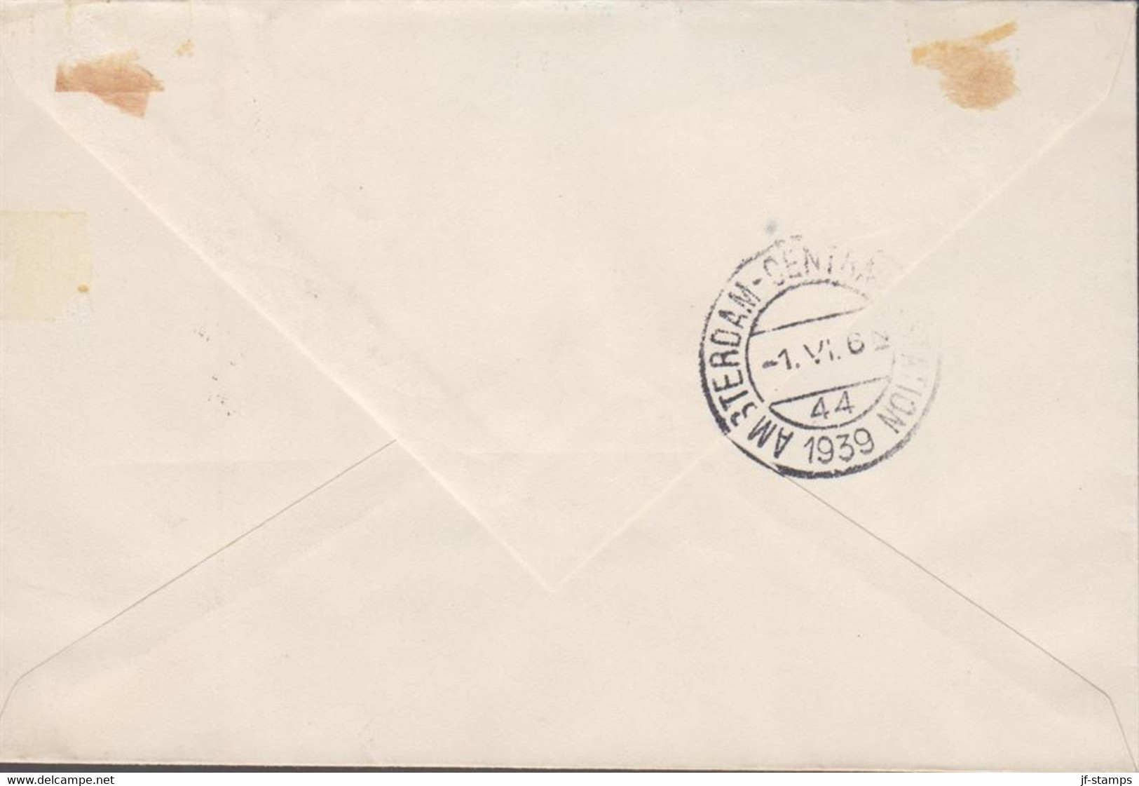 1939. NORGE. 20 ØRE OLAF + 15 ØRE ABEL + 10 ØRE HOLBERG On Small Cover Cancelled LUFTPOSTRUT... (Michel 151+) - JF523505 - Storia Postale