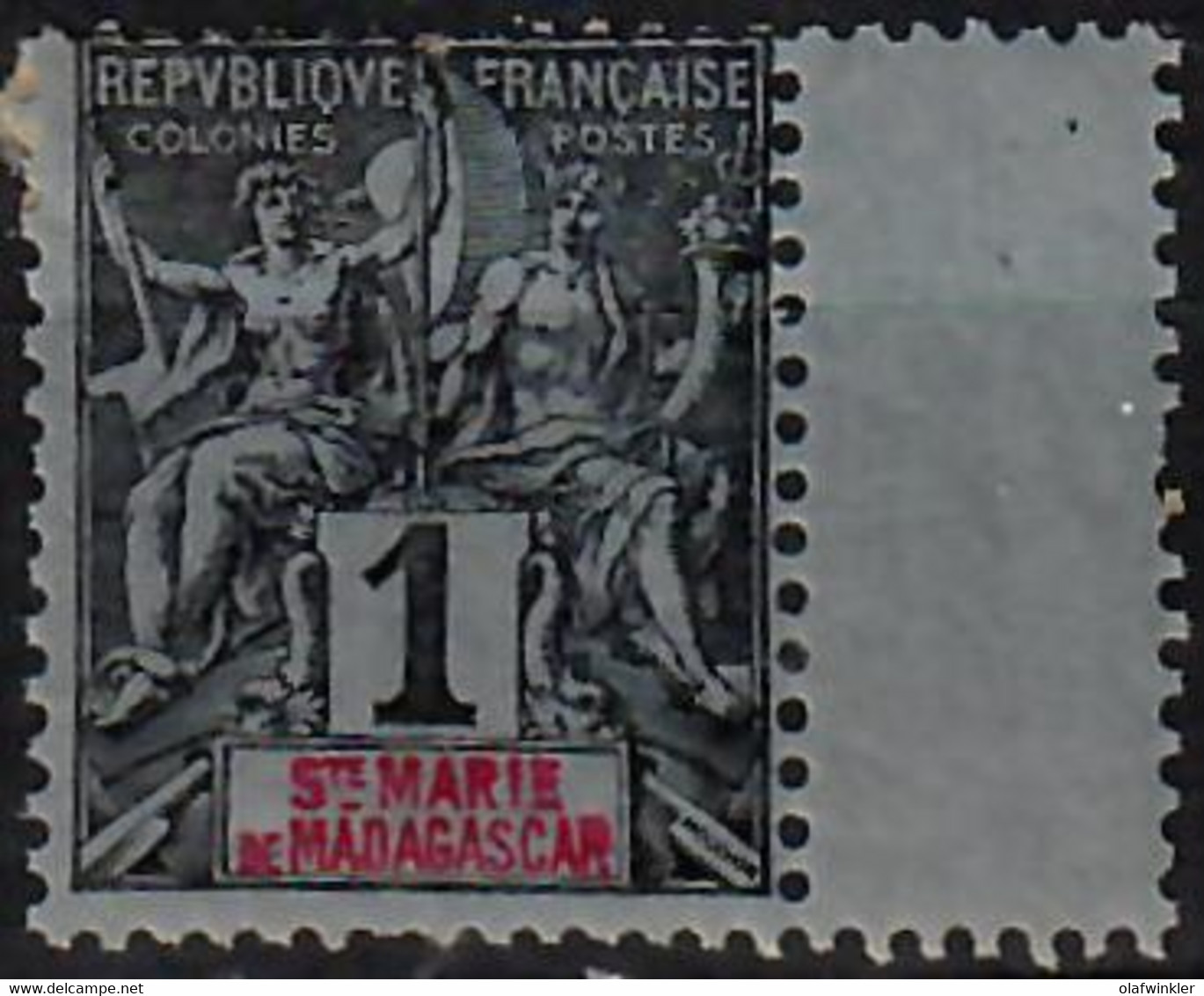 1894 Allégorie 1 C. YT 1 / Sc 1 / Mi 1 Neuf Avec Charniere / MH / Ungebraucht [mu] - Unused Stamps