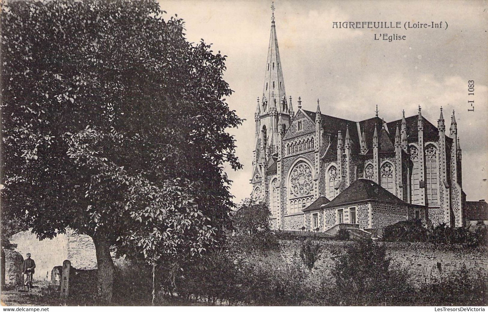 CPA - 44 - AIGREFEUILLE - L'église - Aigrefeuille-sur-Maine