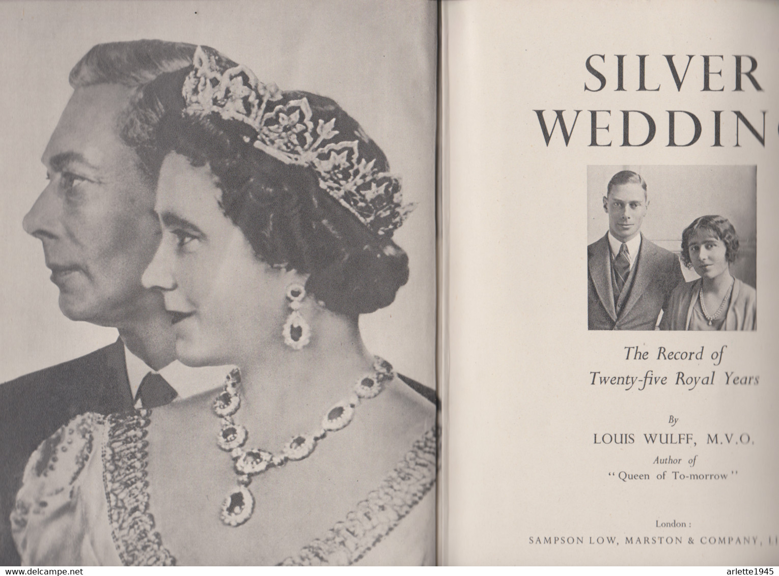 SILVER WEDDING THE RECORD OF TWENTY - FIVE ROYAL YEARS - Other & Unclassified