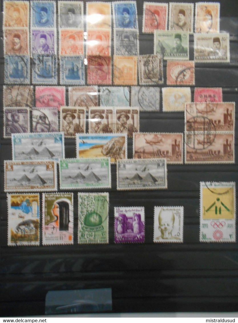 Egypte , Lot De 48 Timbres Obliteres - Used Stamps