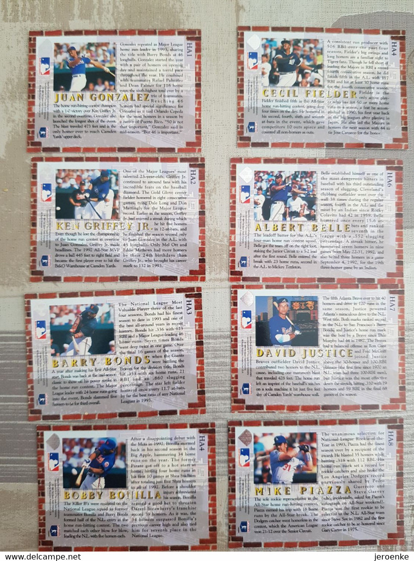 Home Run All-Stars Trading Cards Baseball - Serie