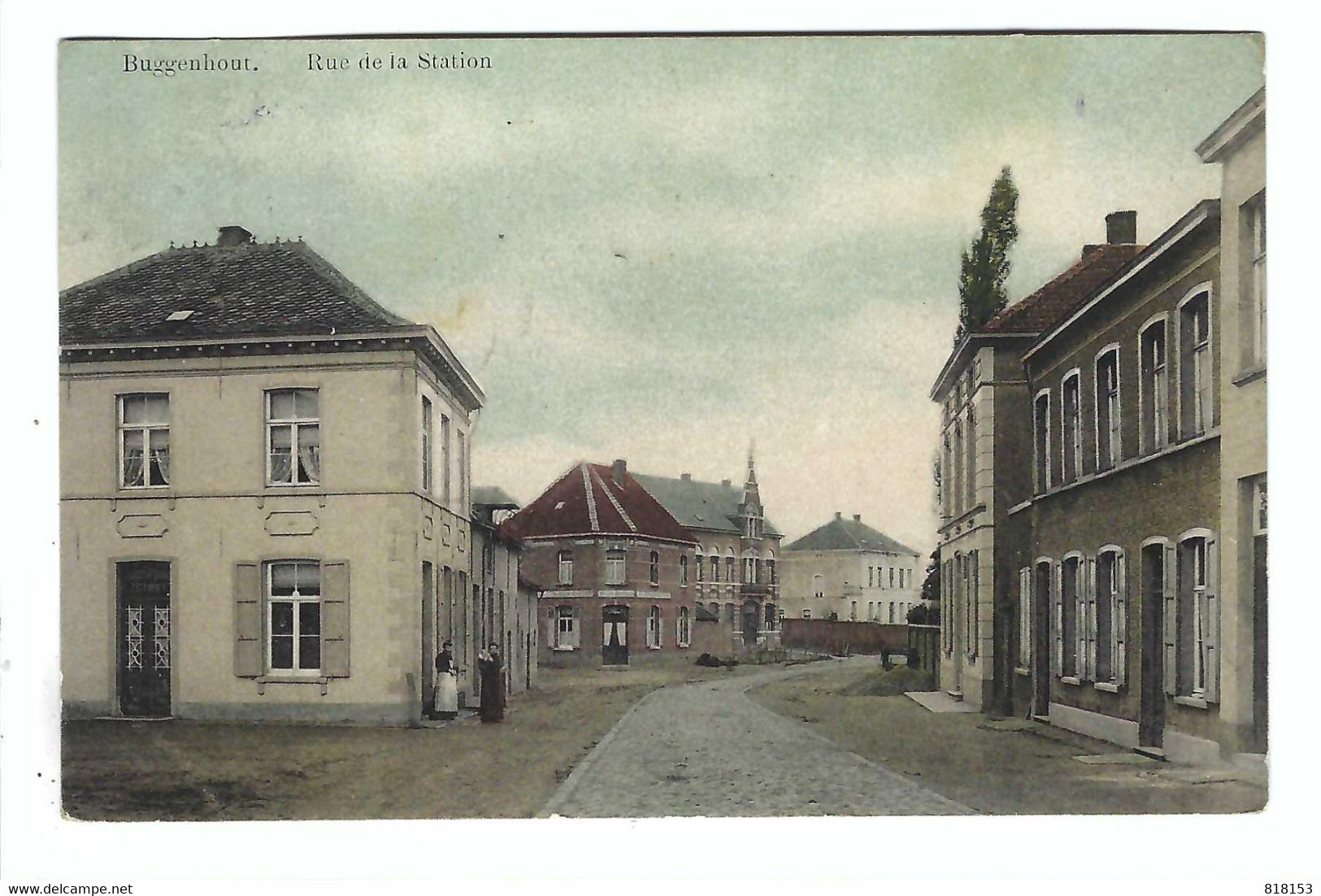 Buggenhout   Rue De La Station  1909 - Buggenhout