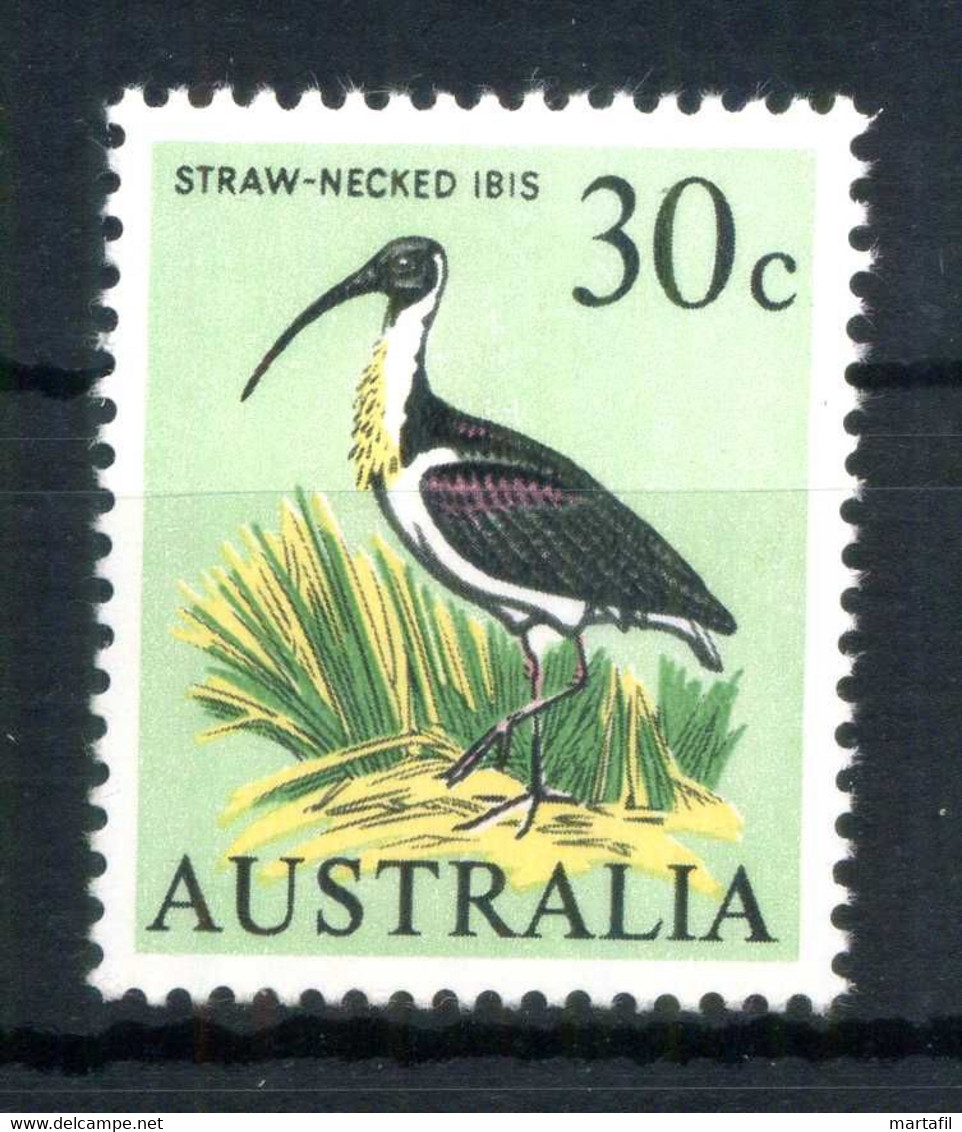 1966 AUSTRALIA Uccelli Birds N.403 MNH ** 30 Cent. Straw-necked Ibis - Nuovi