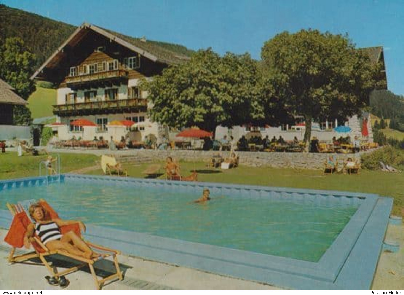 Alpenhotel Zistelalm Seehohe Gaisberg Swiss Postcard - Gais