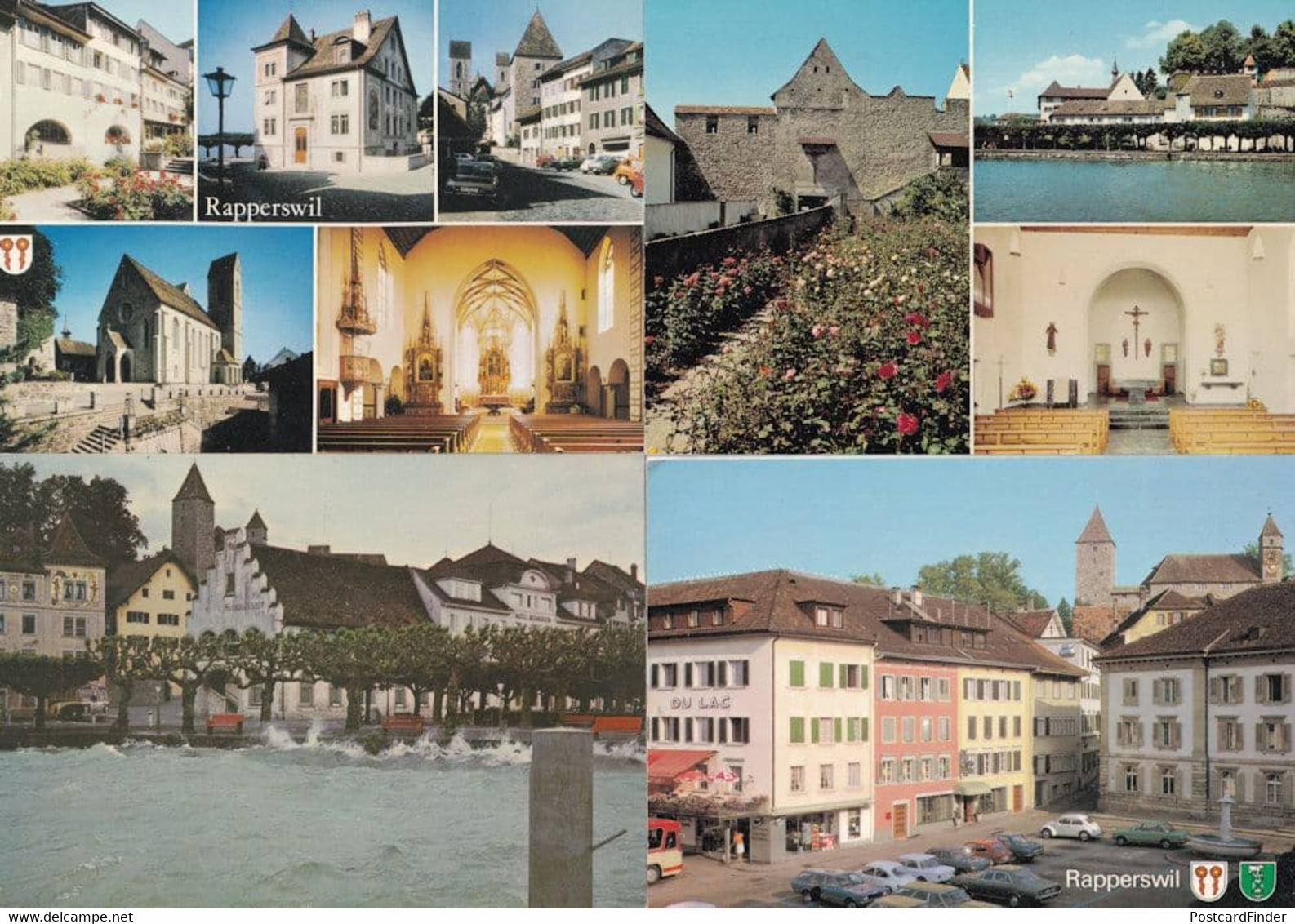 Rapperswil Switzerland 4x Postcard S - Rapperswil