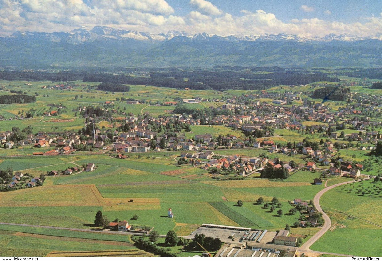 Wetzikon Switzerland Panorama 1970s Postcard - Wetzikon