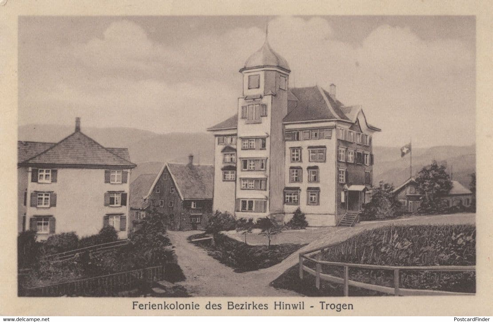 Trogen Ferienkolonie Des Bezirkes Hinwil Swiss Old Postcard - Trogen