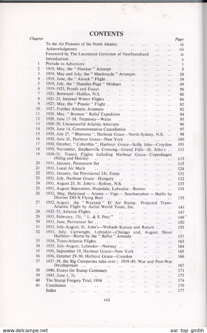 Kanada, Newfundland Air Mails 1919-1939 C.H.C.Harmer Edited 1984 Joseph L.Eisendrath 181 S. 536Gr. - Andere & Zonder Classificatie