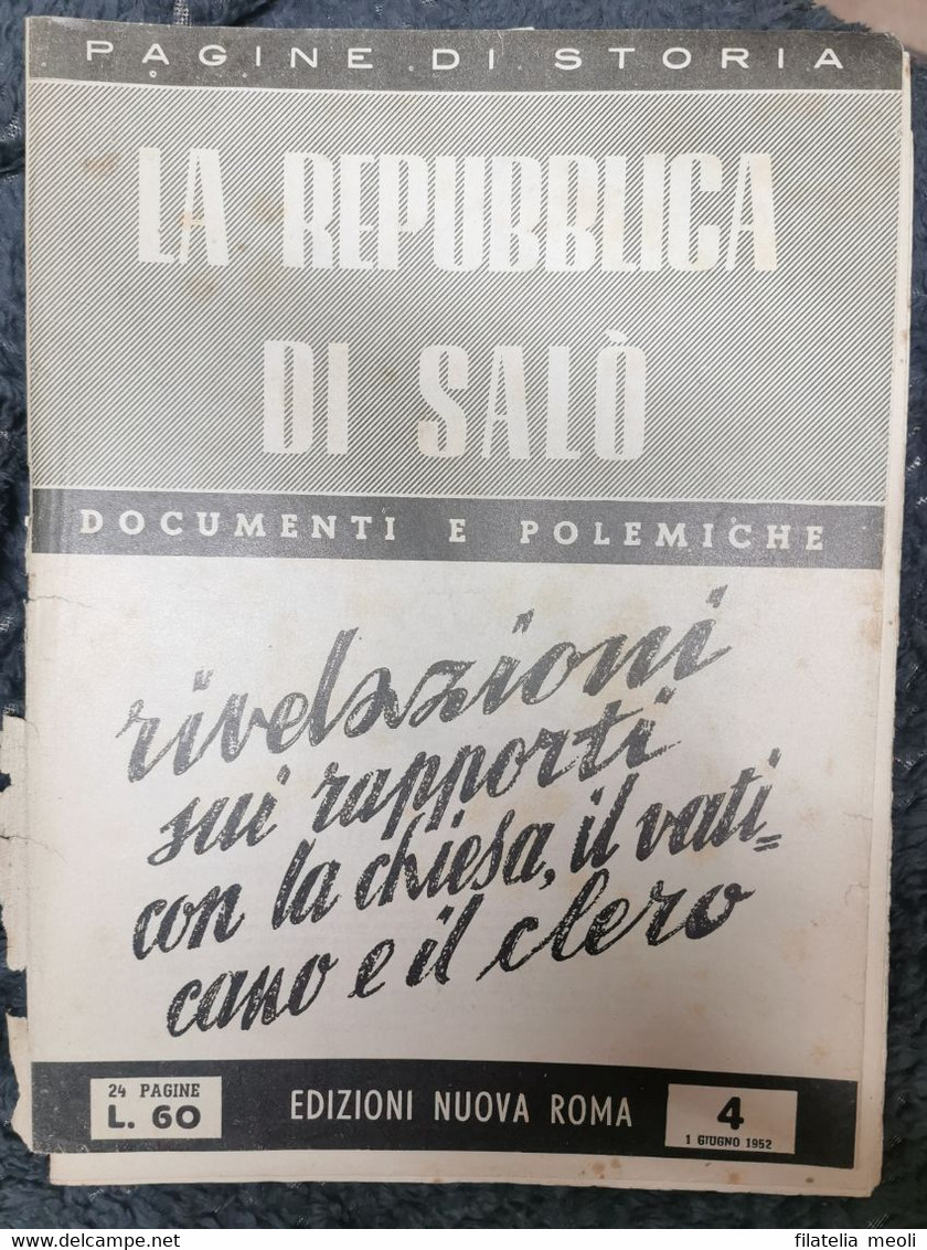 LA REPUBBLICA DI SALO' RIVISTA - Weltkrieg 1939-45