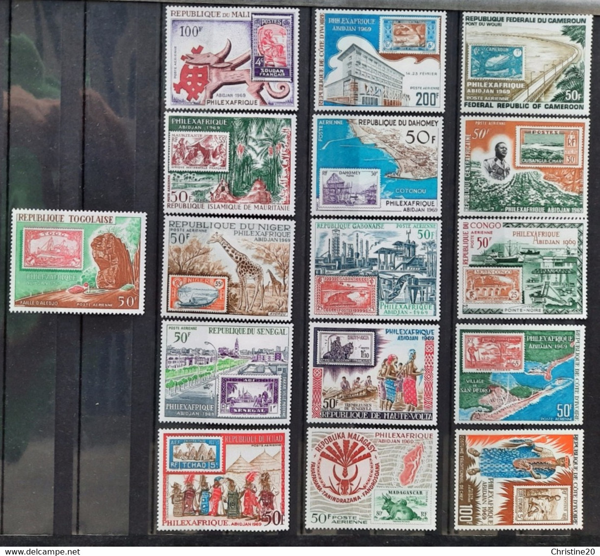 Grandes Séries Coloniales 1968/69 Exposition Philatélique à Abidjan, 16 Valeurs  **TB Cote 77,70€ - Sin Clasificación