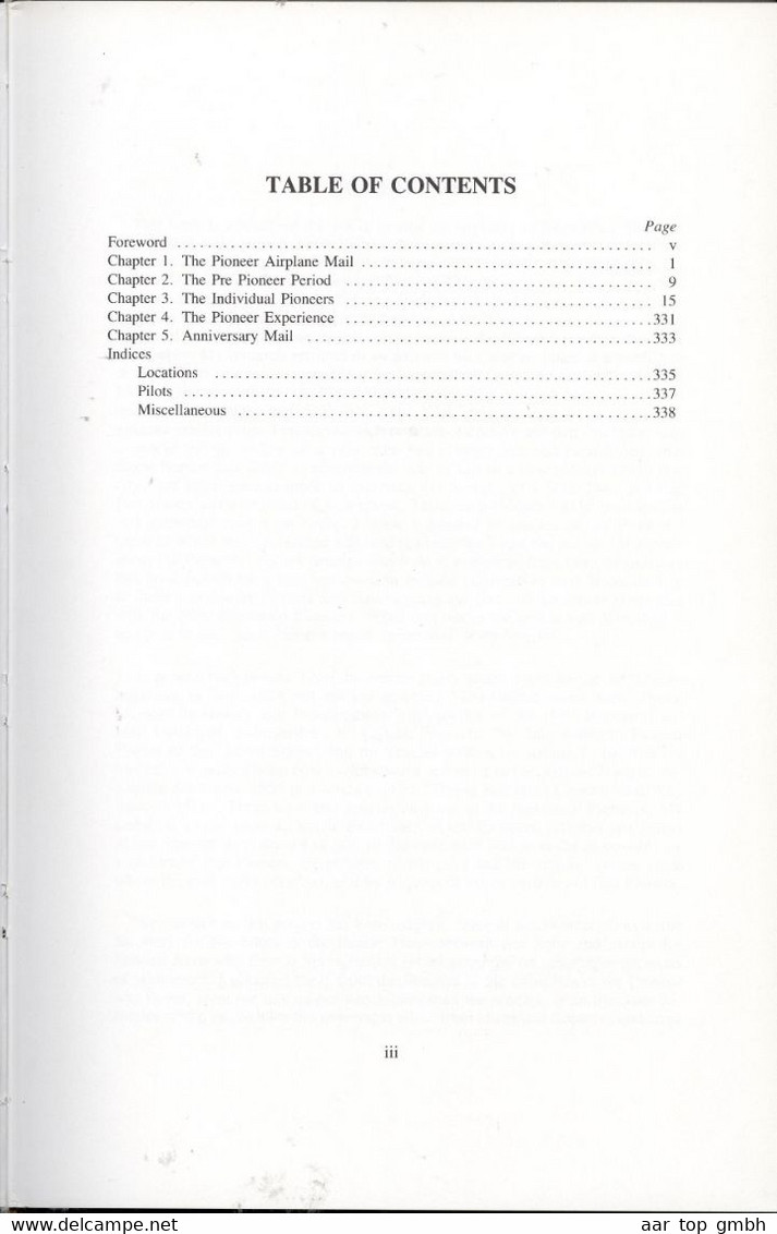 USA The Pioneer Airpalne Mails Of The United States 1985 Thomas J. Sullivan 338S. 838Gr. - Sonstige & Ohne Zuordnung