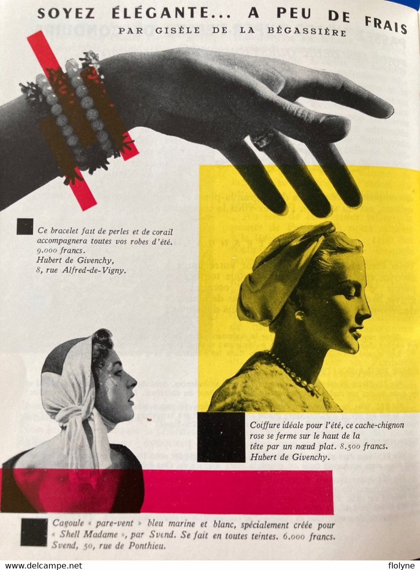 Shell Madame - Livret Magazine Pub Publicitaire Numéro 4 , Juillet Août 1955 - Illustrations - Advertising