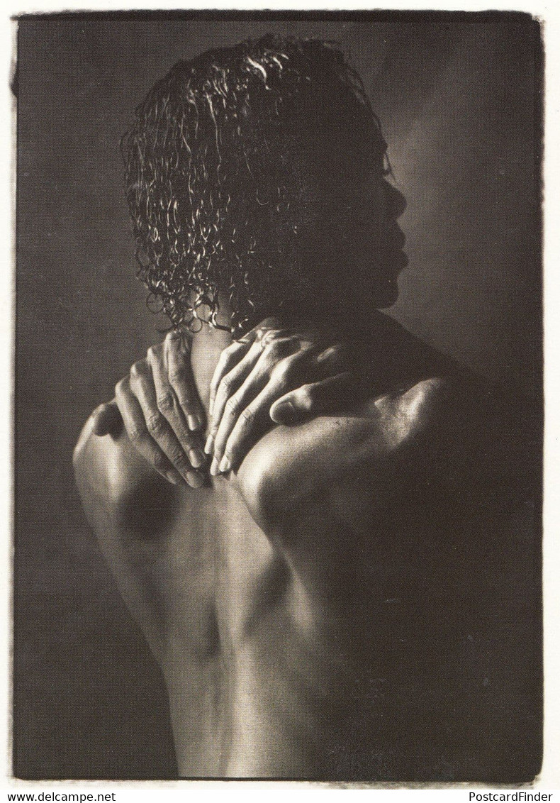 Ramon Flowers African American Athletic Ballet Dancer Photo Postcard - Non Classés